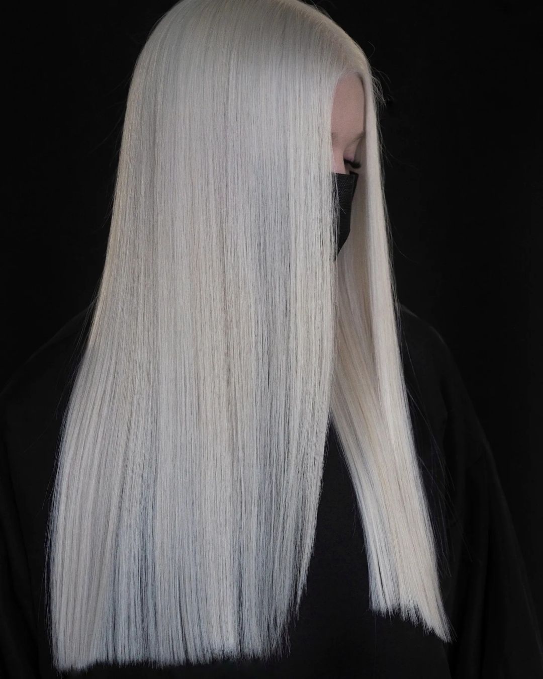 Creamy Platinum Blonde Hair